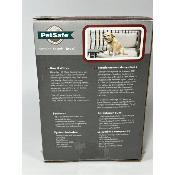 Petsafe 100M Remote Trainer - Tone Vibration & Static Dog Collar Pdt19-16128 - Picture 6 of 9